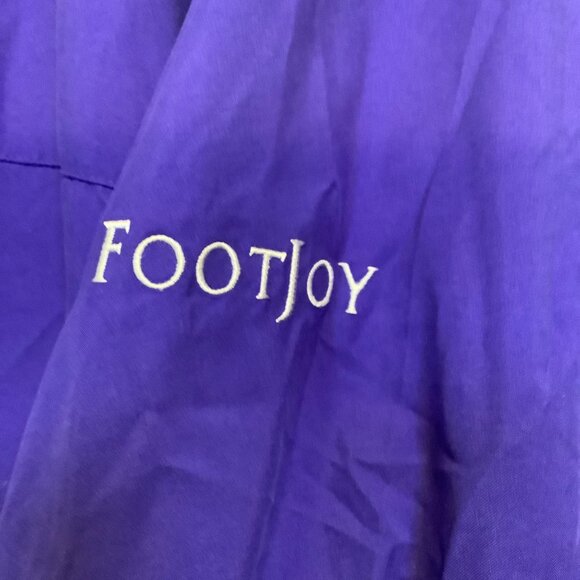 FootJoy Men’s XXL Purple V-Neck Long Sleeve Pullover Golf Windbreaker Pockets - Picture 4 of 11